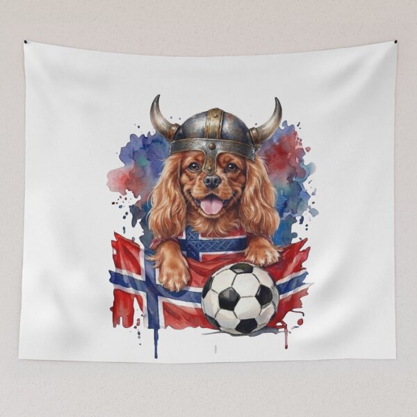 Item preview, Cavalier King Charles Spaniel Ruby World Cup Norway Suppawter designed and sold by The Suppawters.