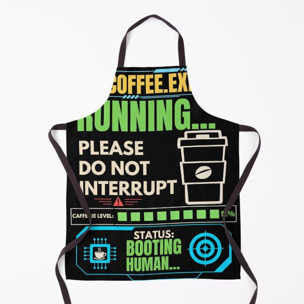 Item preview, Coffee.exe Running Please Do Not Interrupt Funny Coffee Lover T-Shirt designed and sold by Uvclick.