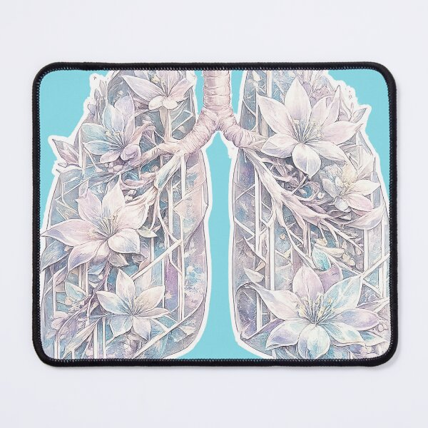 Item preview, Abstract Floral Lungs – Pastel Geometry designed and sold by LuluLeb.