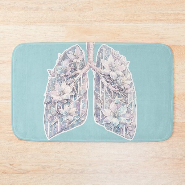 Item preview, Abstract Floral Lungs – Pastel Geometry designed and sold by LuluLeb.
