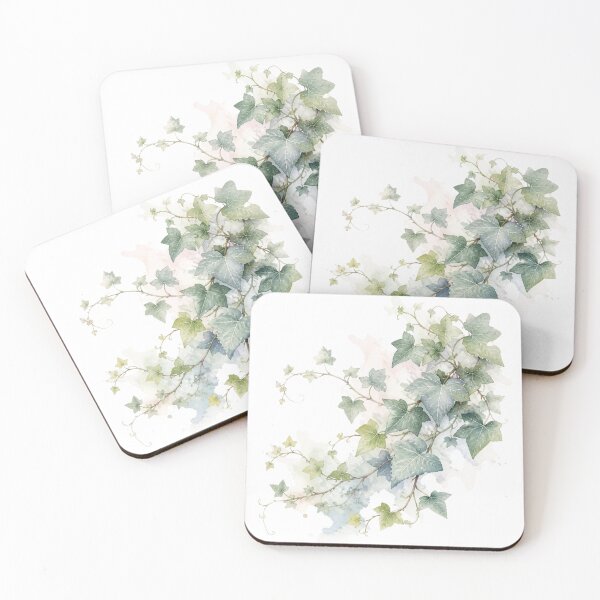 Item preview, Green ivy watercolor  designed and sold by uunaa.