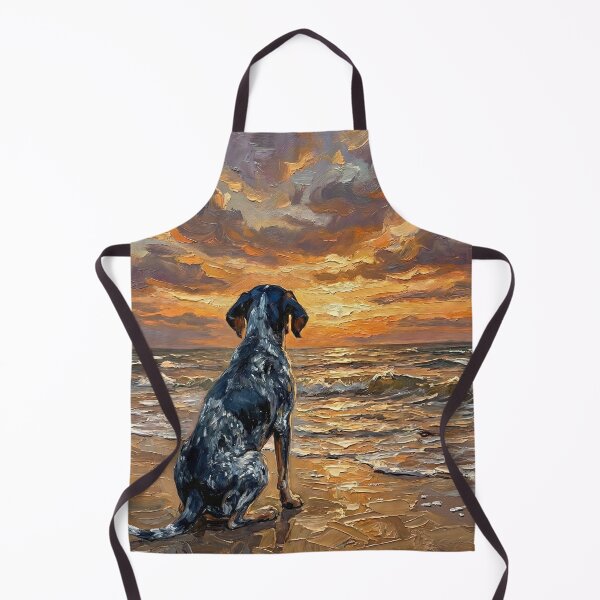 Item preview, Beach Day – Blue Tick Coonhound designed and sold by AjaTrier.