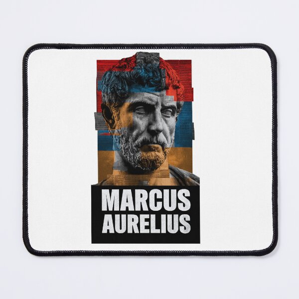 Item preview, Copy of Marcus Aurelius Stoic Portrait - Roman Emperor Abstract Collage Art designed and sold by OzzFrequency.