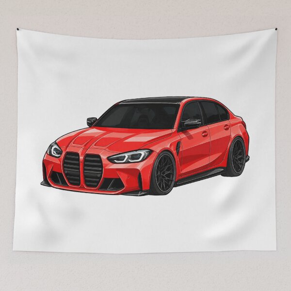Item preview, G80 3 Competition Toronto Red Performance Sedan Mini Toon designed and sold by VenZolic.