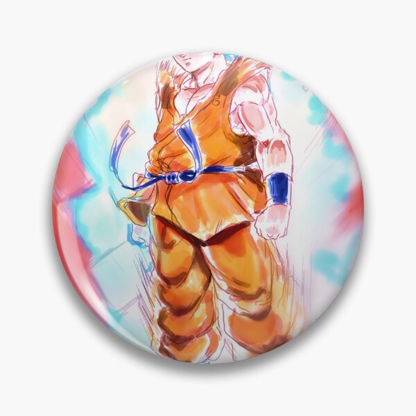 Item preview, Going SSJ- Kaio-ken Goku Blue designed and sold by markclarkii.