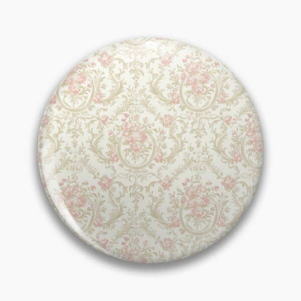 Item preview, Vintage Pink Floral Damask Pattern designed and sold by LouieVanille.