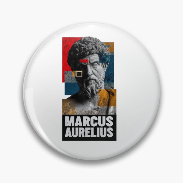 Item preview, Copy of Marcus Aurelius Stoic Portrait - Roman Emperor Abstract Collage Art designed and sold by OzzFrequency.