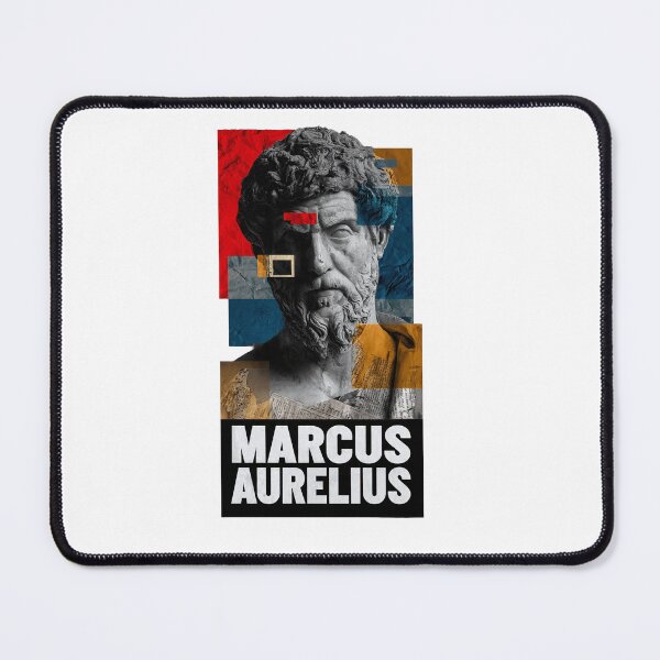 Item preview, Copy of Marcus Aurelius Stoic Portrait - Roman Emperor Abstract Collage Art designed and sold by OzzFrequency.