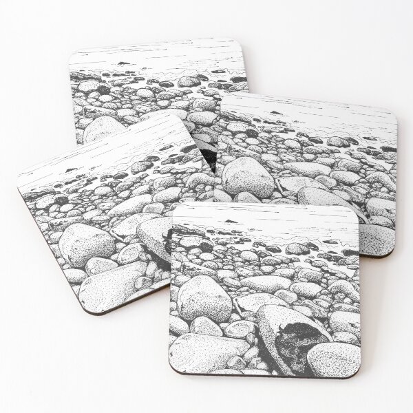 Item preview, Beauport Bay Jersey black and white drawing designed and sold by Tiger's Eye Books.