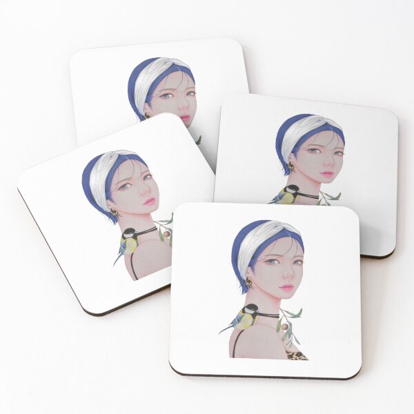 Item preview, Blue Headscarf Girl  designed and sold by KJAStudio.