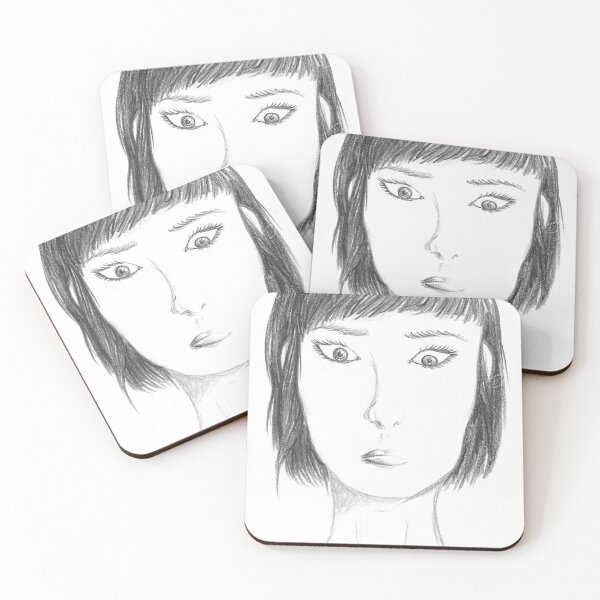 Item preview, Pondering with Doubt Portrait Sketch Grayscale designed and sold by BOKEbyTC.