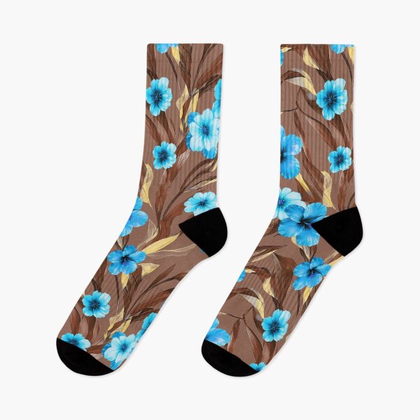 Item preview, Blue Hibiscus Floral Pattern designed and sold by imaniko.