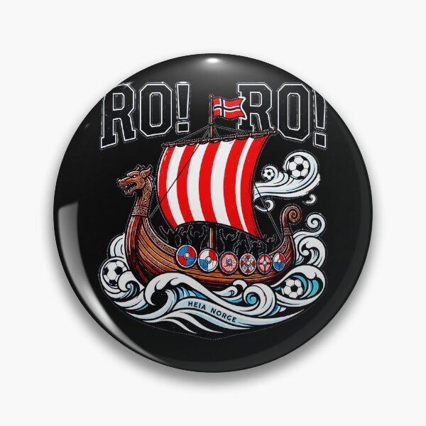 Item preview, Ro! Ro! Heia Norge Norwegian Football Fan Norway Pride Viking Heritage designed and sold by LeoSnarf.