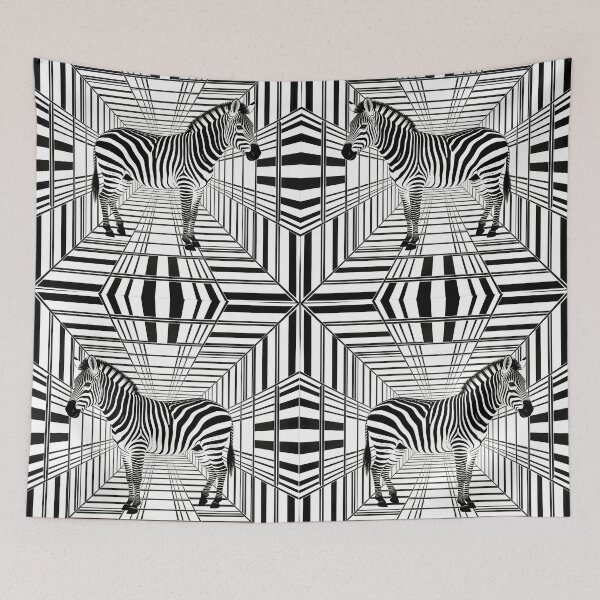 Item preview, Square Zebras designed and sold by Cathedral of Curiosity.