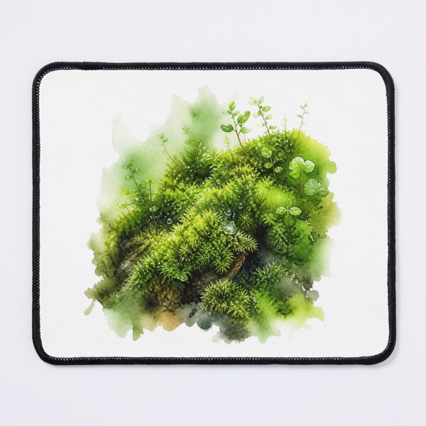 Item preview, Moss watercolor designed and sold by uunaa.