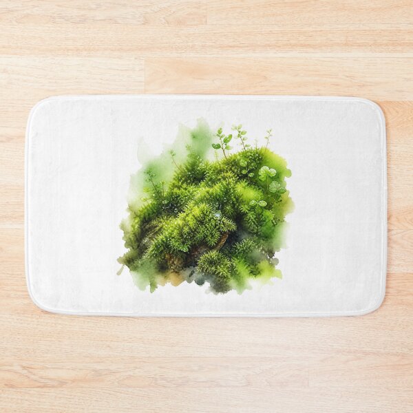 Item preview, Moss watercolor designed and sold by uunaa.