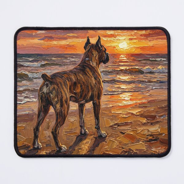 Item preview, Beach Days – Brindle Boxer designed and sold by AjaTrier.