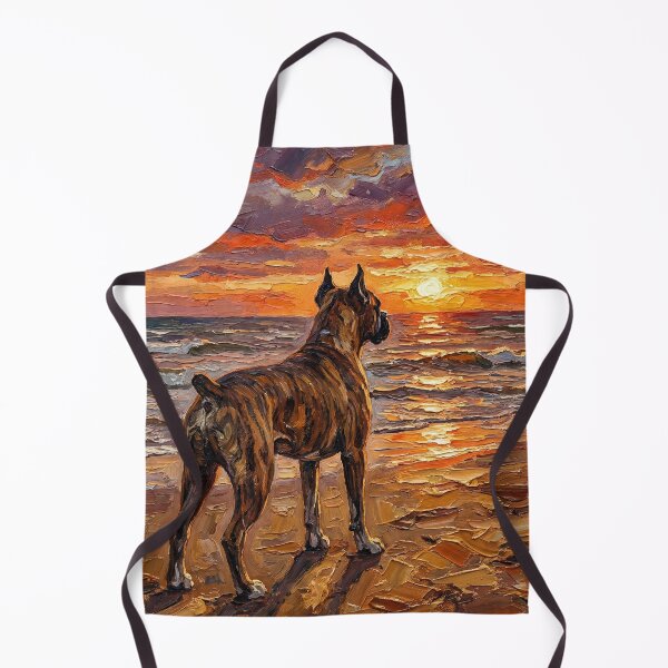 Item preview, Beach Days – Brindle Boxer designed and sold by AjaTrier.