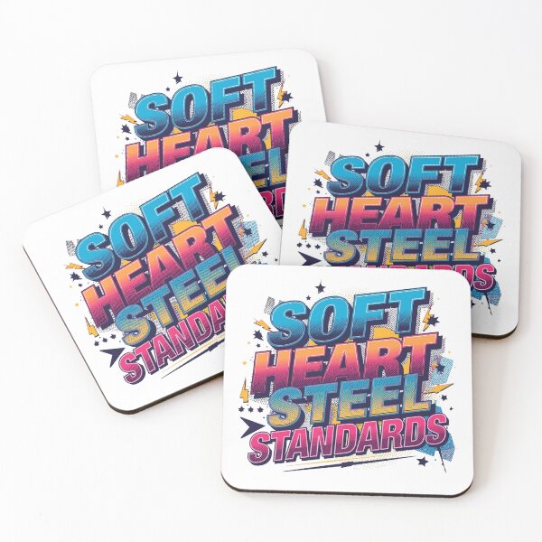 Item preview, Soft Heart Steel Standards. Bold Mindset Quote.vSelf Worth & Confidence Typography designed and sold by Aarvya Fashion Club ( A.F.C ).