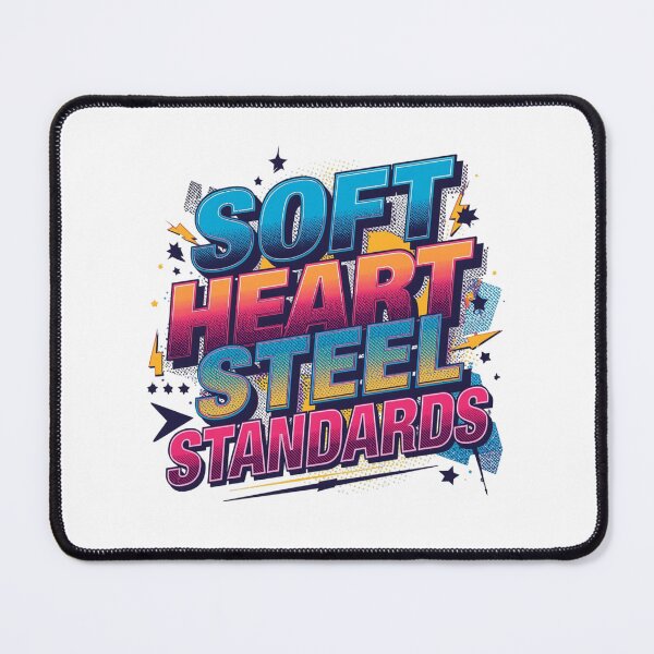 Item preview, Soft Heart Steel Standards. Bold Mindset Quote.vSelf Worth & Confidence Typography designed and sold by Aarvya Fashion Club ( A.F.C ).