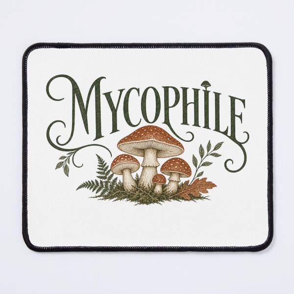 Item preview, Mushroom Lover Mycophile Vintage Botanical Woodland Goblincore Cottagecore Foraging Nature Art designed and sold by The Junto Shop.