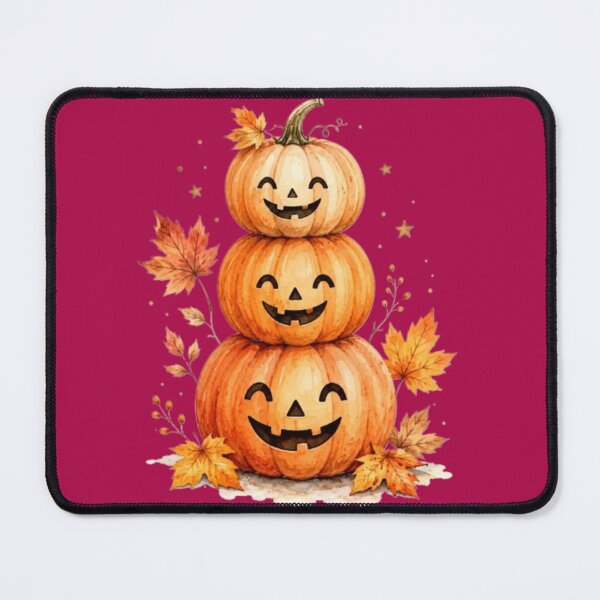 Item preview, Cute Stacked Smiling Pumpkins Watercolor Halloween Autumn Design designed and sold by HopeAndHustle.