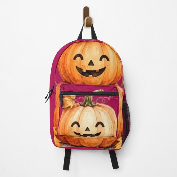 Item preview, Cute Stacked Smiling Pumpkins Watercolor Halloween Autumn Design designed and sold by HopeAndHustle.