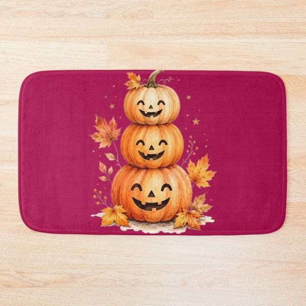 Item preview, Cute Stacked Smiling Pumpkins Watercolor Halloween Autumn Design designed and sold by HopeAndHustle.