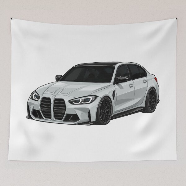 Item preview, G80 3 Competition Brooklyn Grey Performance Sedan Mini Toon designed and sold by VenZolic.