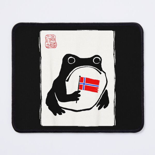 Item preview, Frog Norway Flag Norwegian Patriotism Lover designed and sold by LeoSnarf.