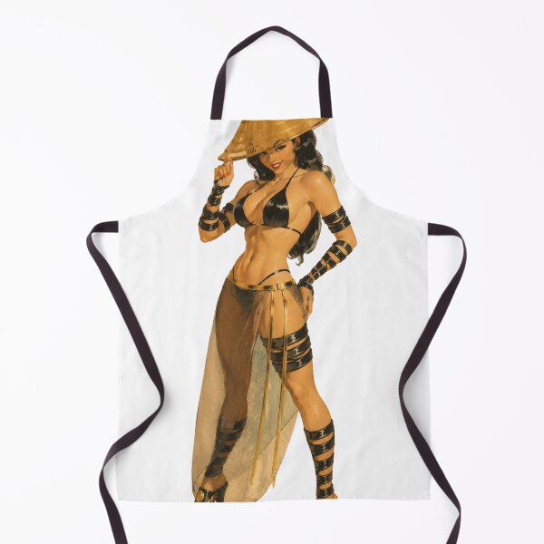 Item preview, Vintage Oriental Pin-Up | Original Fantasy Wanderer Illustration designed and sold by Cosplayvintage.