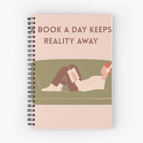 Item preview, A book a day keeps reality away designed and sold by creativityisfun.