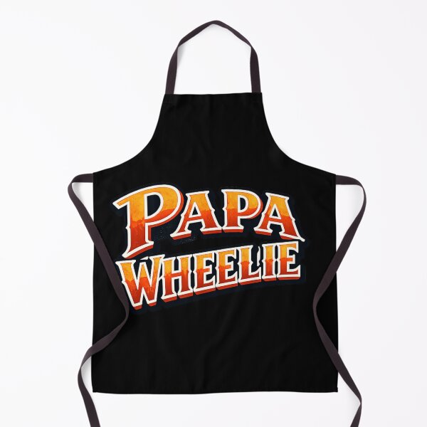 Aperçu de l'œuvre Humour drôle sur le handicap et le fauteuil roulant : Papa Wheelie créée et vendue par ttuniques.