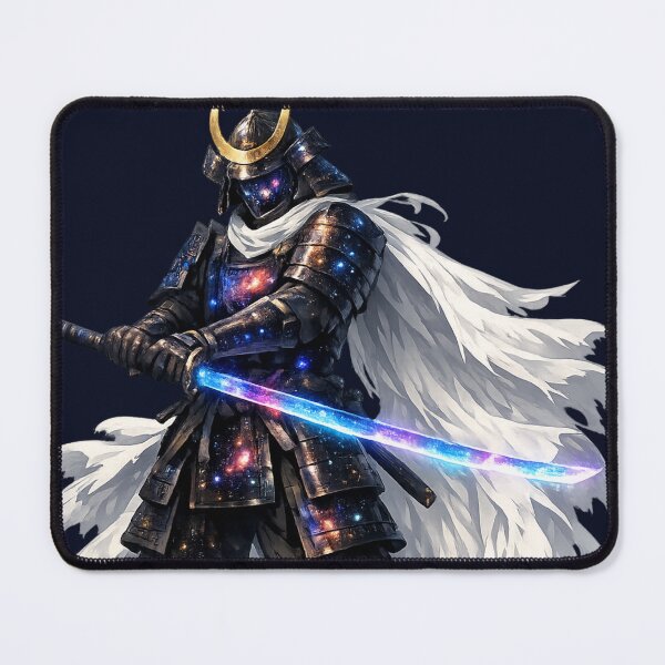Item preview, Cosmic Galaxy Samurai – Original Anime Space Warrior with Glowing Katana designed and sold by Sticleg.