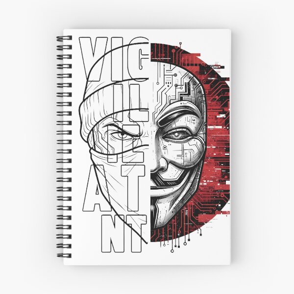 Item preview, Cyber Rebel Circuit Mask | Futuristic Dystopian Hacker Art designed and sold by SupernovaNote.