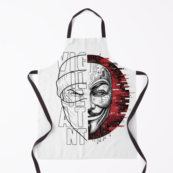 Item preview, Cyber Rebel Circuit Mask | Futuristic Dystopian Hacker Art designed and sold by SupernovaNote.