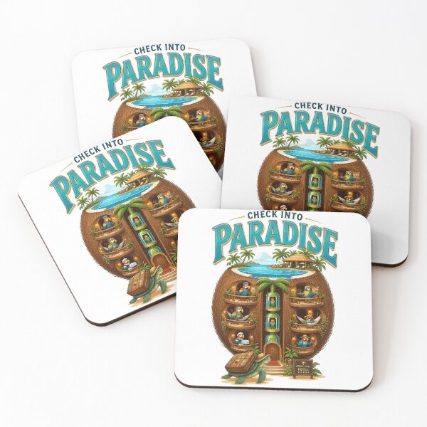 Item preview, Check Into Paradise Coconut Resort designed and sold by Sovereign Supply Co..