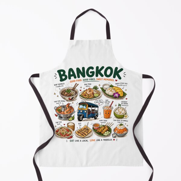 Item preview, Bangkok Street Food | Funny Thailand Food Lover Design designed and sold by filou designs.