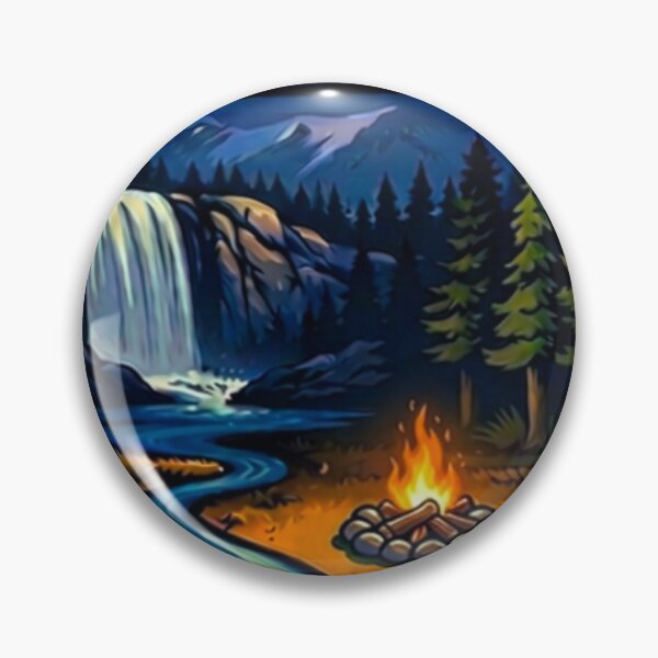 Item preview, Cozy Camping Teapot Illustration  designed and sold by Gabe1983.