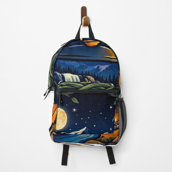 Item preview, Cozy Camping Teapot Illustration designed and sold by GabeMountainArt.