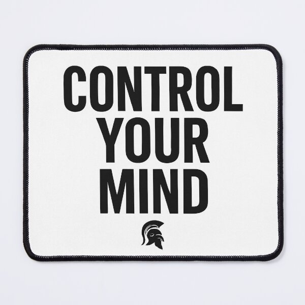 Item preview, Control Your Mind Stoic Quote Minimalist (Black Font) designed and sold by TshirtsLabs.