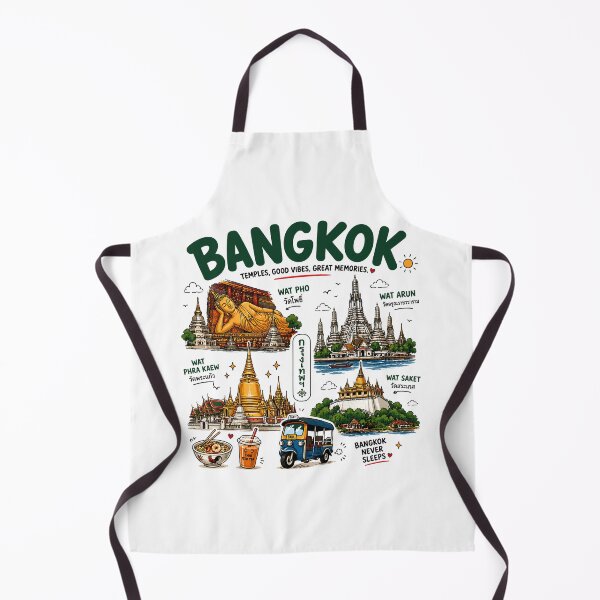 Item preview, Bangkok Sights | Thailand Travel Collage designed and sold by filou designs.