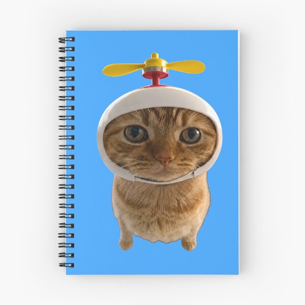 Item preview, Funny Helicopter Cat Photo Cute Orange Kitty designed and sold by shredder3019.