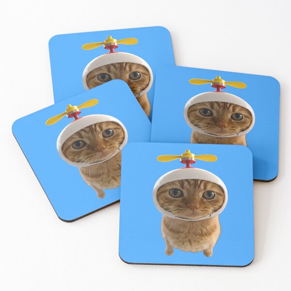 Item preview, Funny Helicopter Cat Photo Cute Orange Kitty designed and sold by shredder3019.