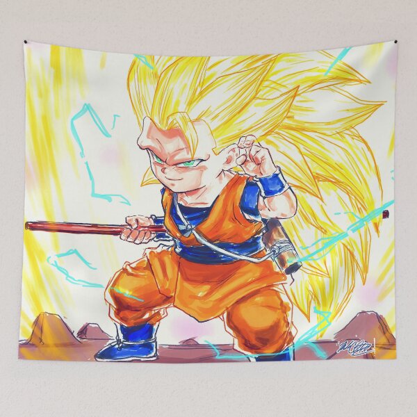 Item preview, Mini- SSJ3 Goku designed and sold by markclarkii.