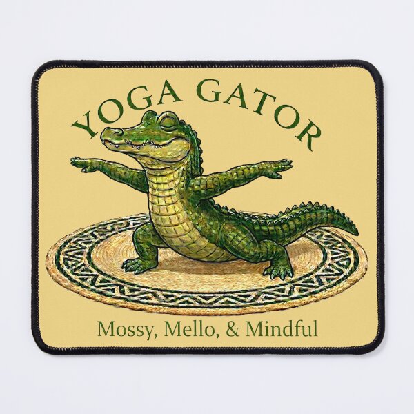 Item preview, Yoga Gator: Mossy designed and sold by Finding Source Designs.