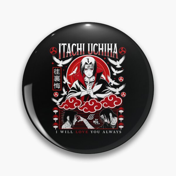 Item preview, Uchiha Prodigy-Itachi Uchiha -Red Cloud Akatsuki - I Will Love You Always Aesthetic Design designed and sold by Trinidesigns123.