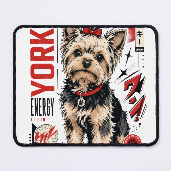 Item preview, Yorkie Energy Anime Style Dog Lover Design designed and sold by AntiqueImages.