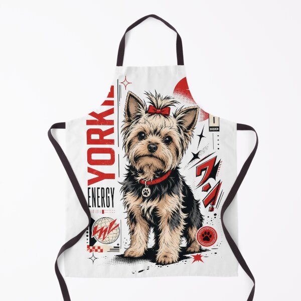 Item preview, Yorkie Energy Anime Style Dog Lover Design designed and sold by AntiqueImages.