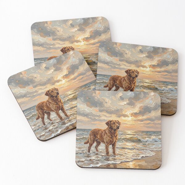 Item preview, Beach Days – Chesapeake Bay Retriever designed and sold by AjaTrier.